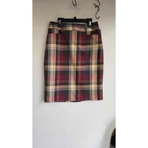 Vintage-Vibe Plaid Mini/Knee Skirt - CB 1962 - Academia Style - Size 4
